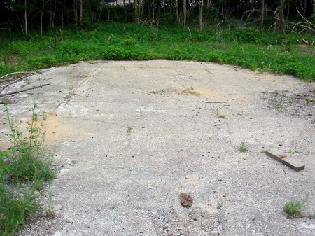 South Dort Drive-In Theatre - Another Foundation - Photo From Water Winter Wonderland (newer photo)